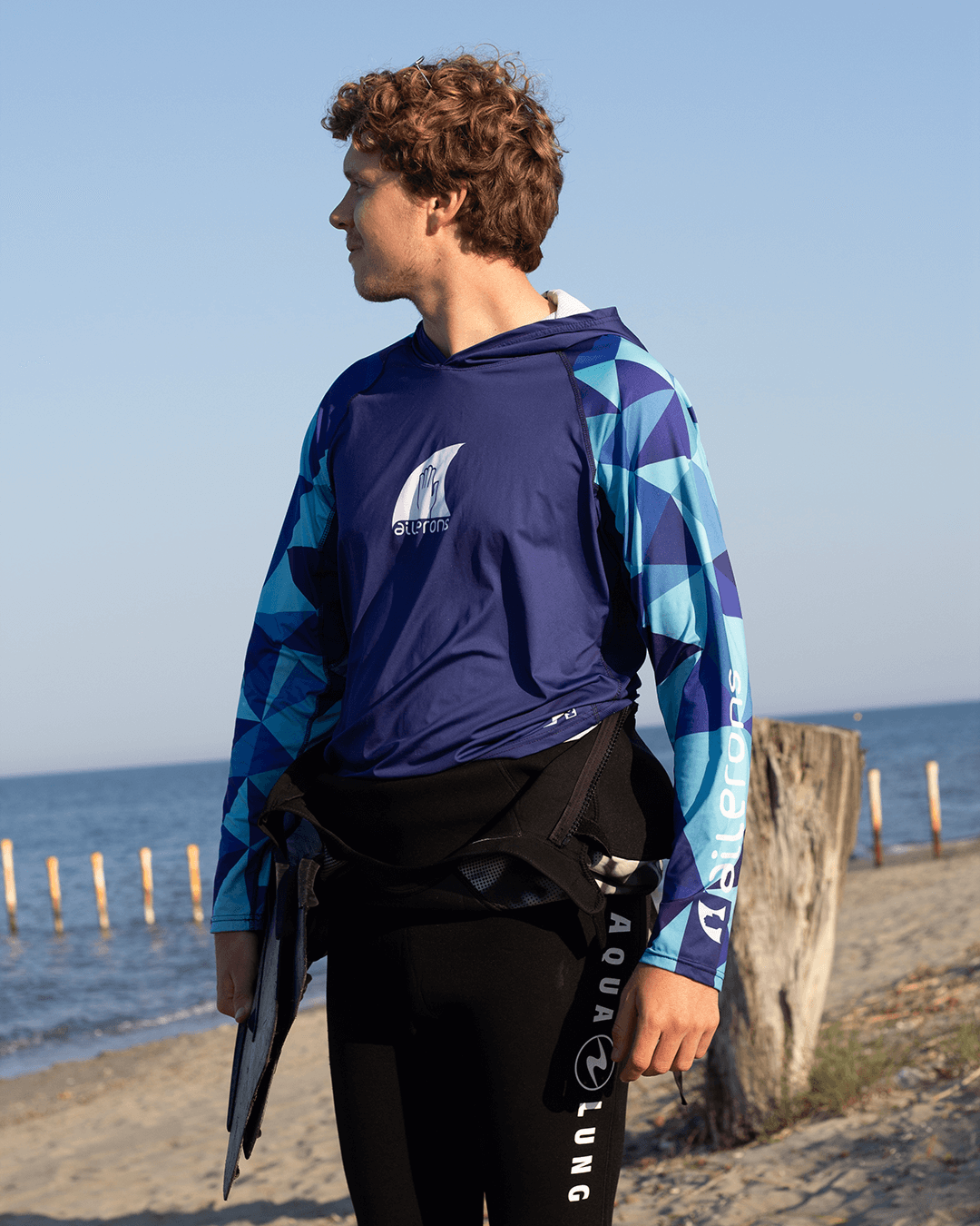 T-shirt technique anti-UV AILERONS