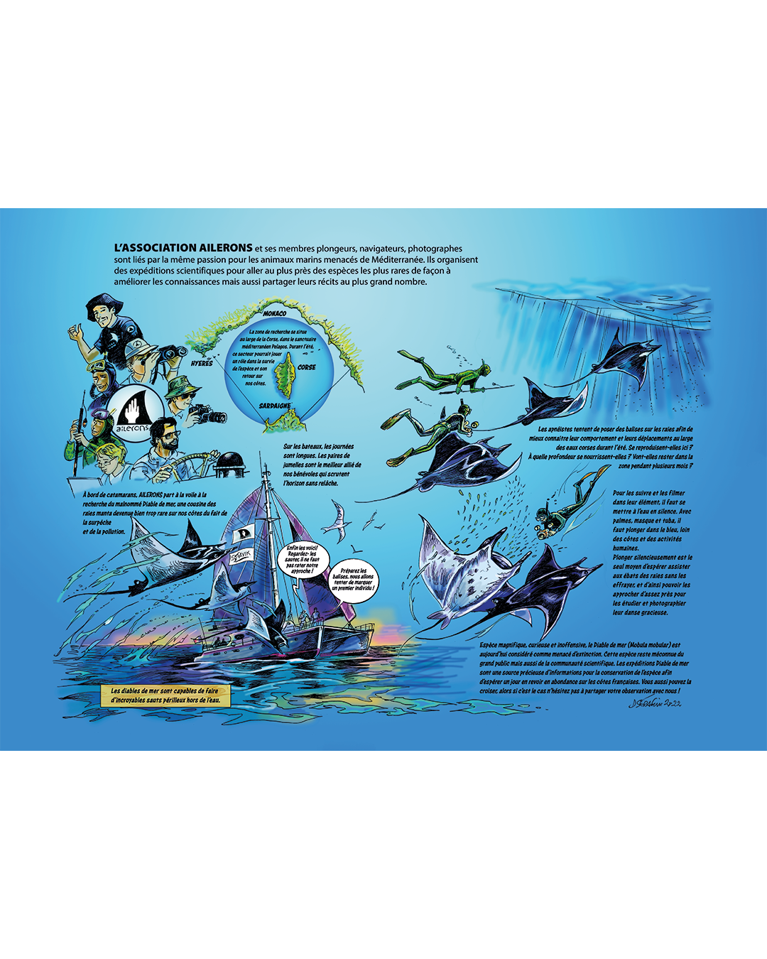 Poster Diable de mer - Dominique Serafini