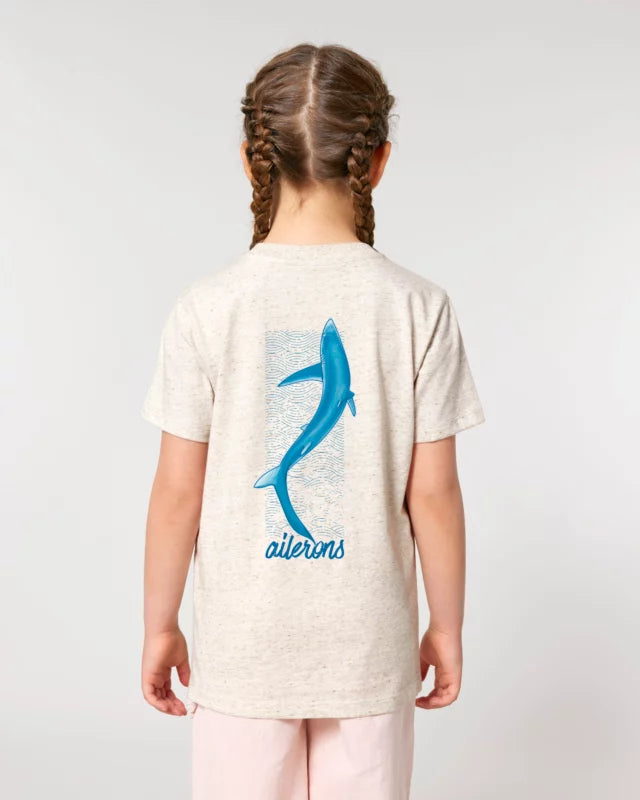 T-shirt Blue Shark Kids